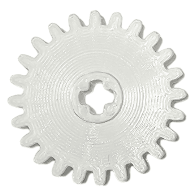 Technic compatible Custom Gear 24 Tooth Half Stud Wide