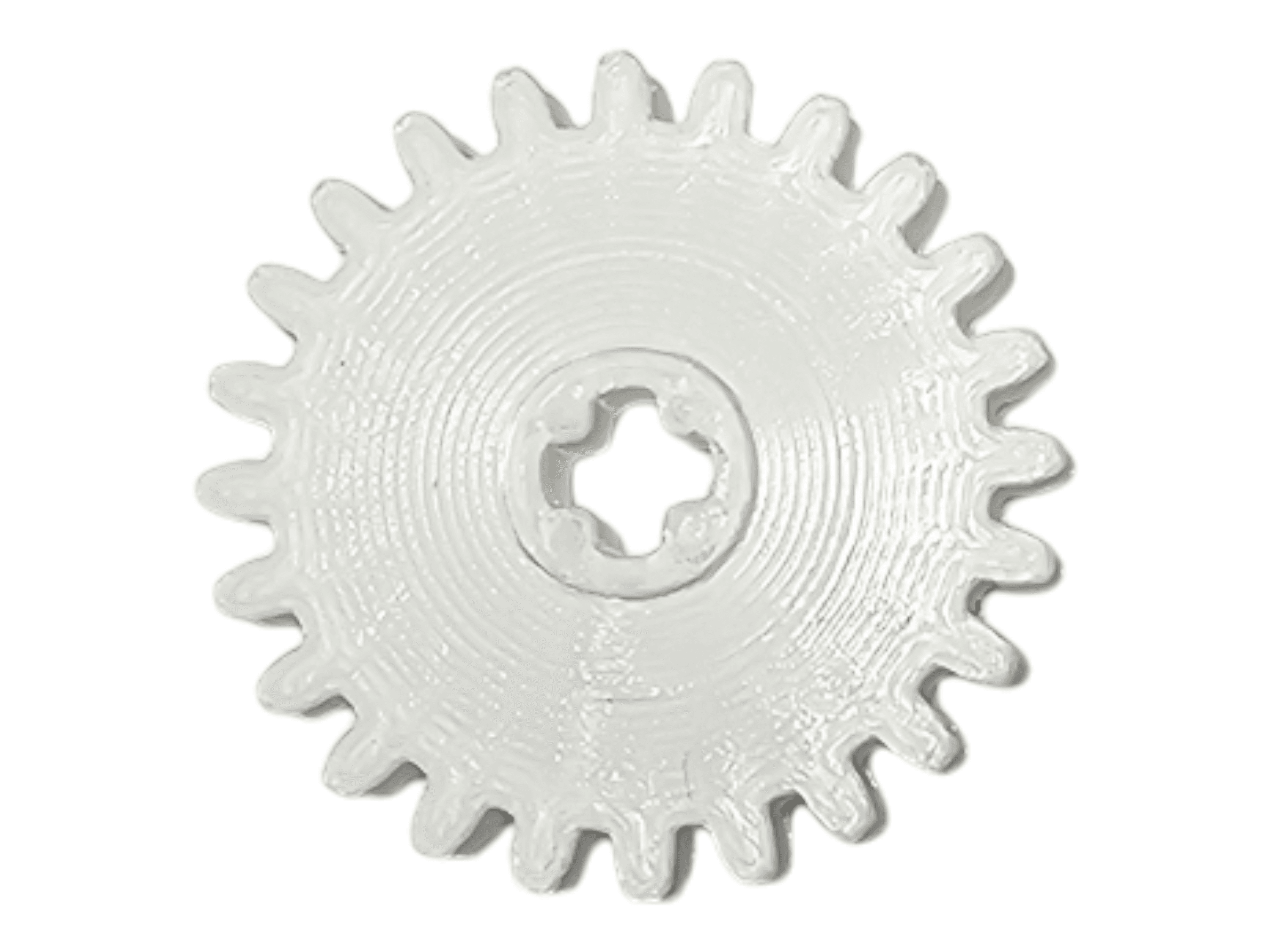 Technic compatible Custom Gear 24 Tooth Half Stud Wide
