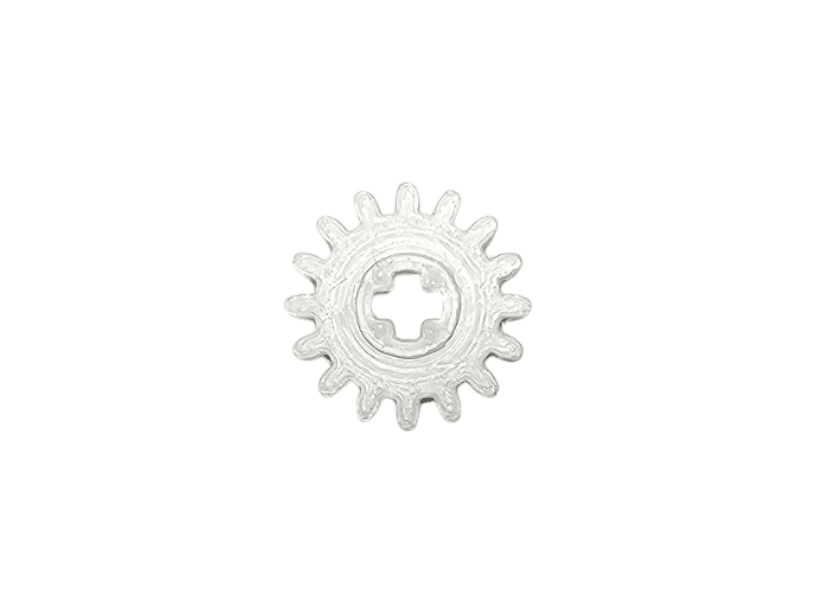 Technic compatible Custom Gear 16 Tooth Half Stud Wide