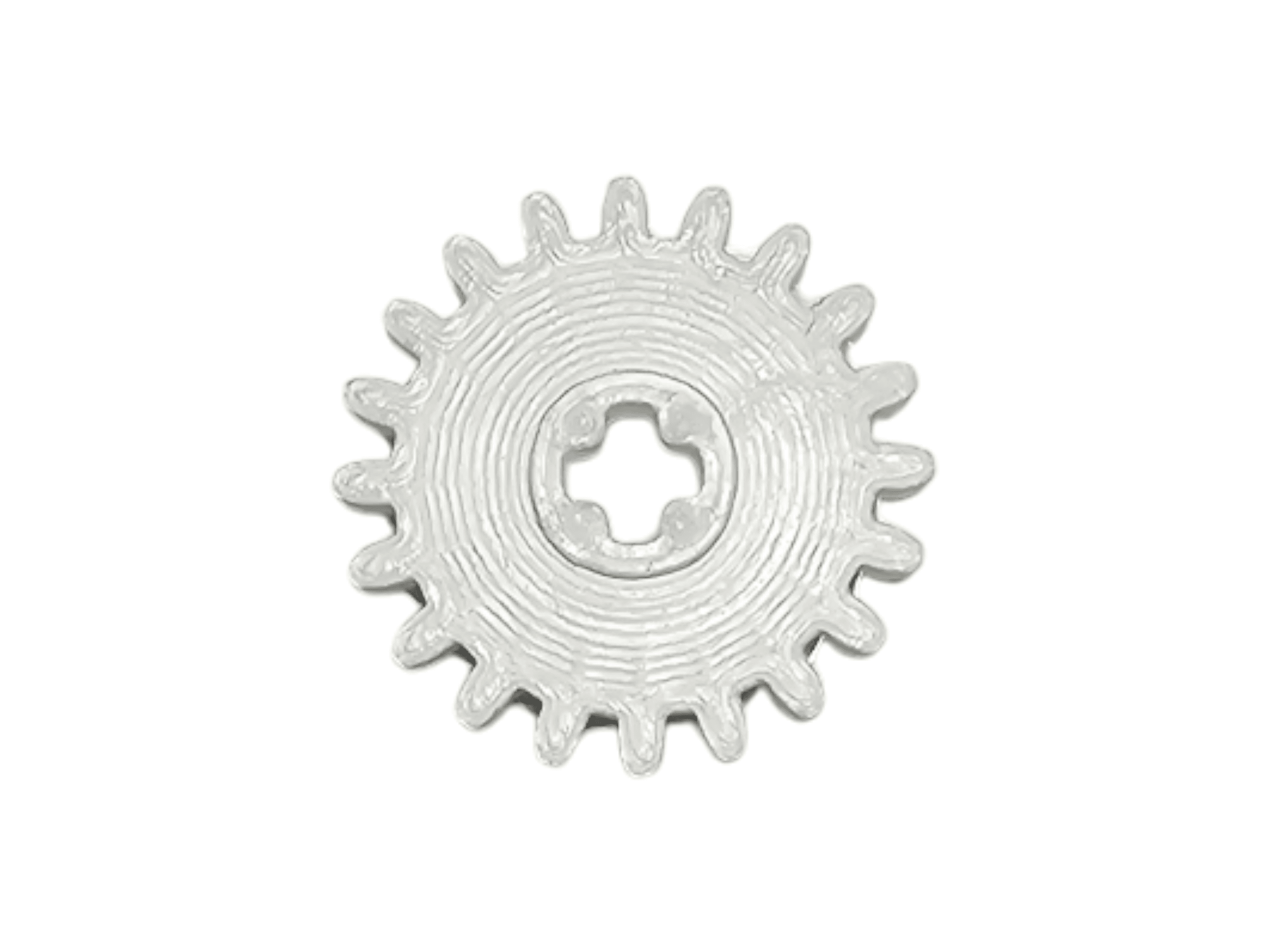 Technic compatible Custom Gear 20 Tooth Half Stud Wide