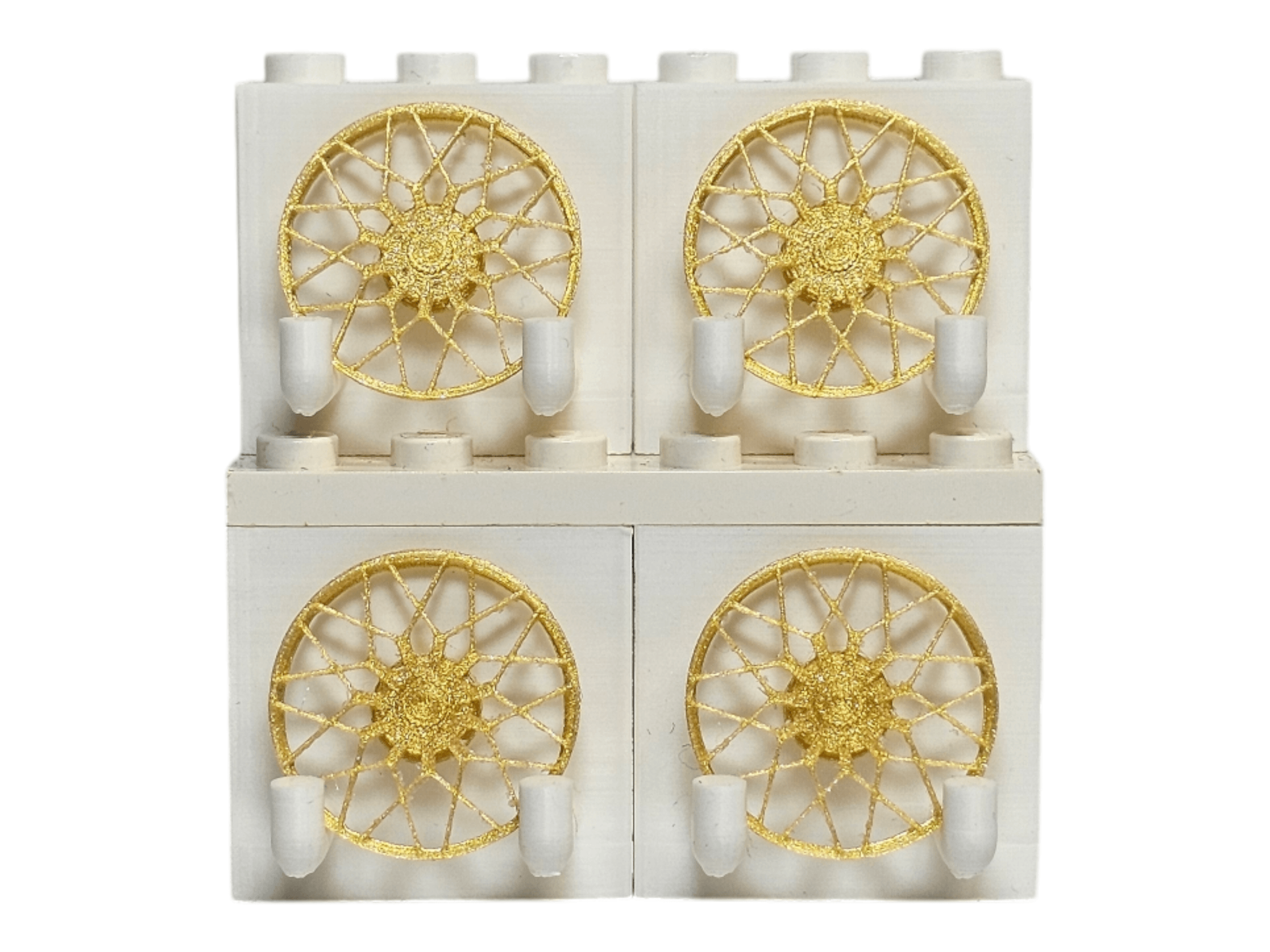 Custom lego lamborghini huracan ste wheel covers for speed champions