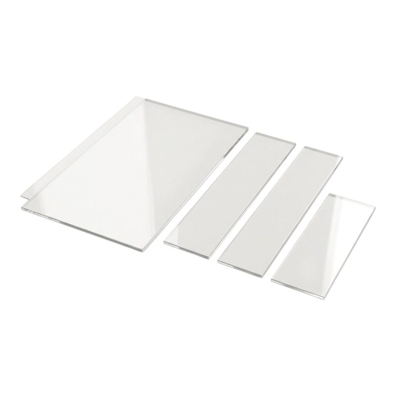 Transparent acrylic panels for the ModMyBricks Speed Champions display case